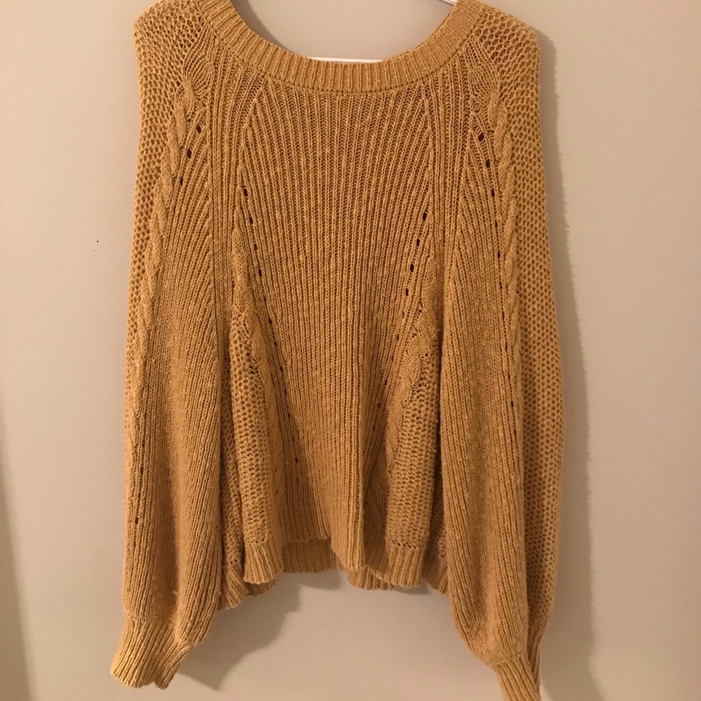 BALLOON SLEEVE SWEATER